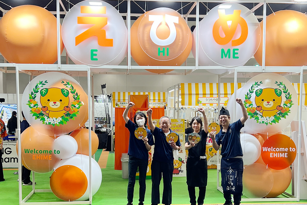 愛媛県ブースの入口