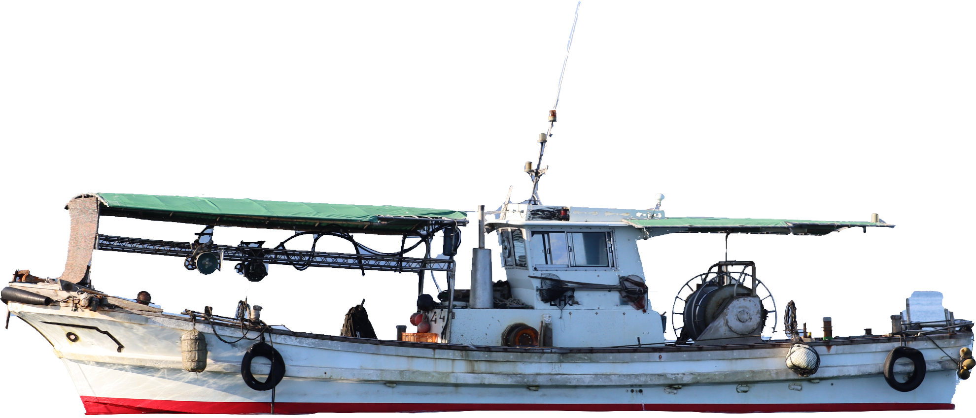 ハランボ漁の漁船